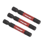 Hex Impact Power Tool Bits 6 x 50mm 3pc image