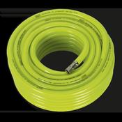 High-Visibility Air Hose with 1/4"BSP Unions 20m x 10mm image