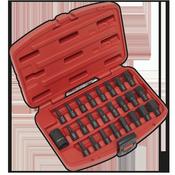 TRX-Star*/Hex/Spline Impact Bit Set 1/2"Sq Drive 25pc image