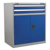 Industrial(TM) Industrial Cabinet with 2 Drawers &amp;amp; 1 Shelf image