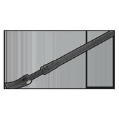 Extendable Pry Bar with Adjustable Head 600-915mm image