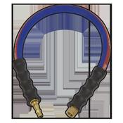 Air Leader Hose with Tailpiece &amp;amp; 1/4"BSP Union 600mm x 8mm image
