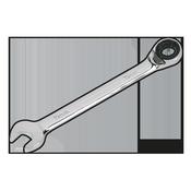 Reversible Combination Ratchet Spanner 19mm image