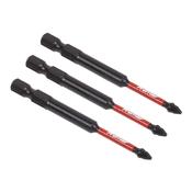 Pozi Impact Power Tool Bits #1 x 75mm 3pc image
