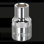 Fully Polished Socket 1/2"Sq Drive 10mm image