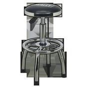 Pneumatic Stool Heavy-Duty Workshop with Adjustable Height Swivel Seat image