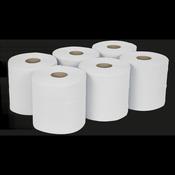 2-Ply Embossed White Paper Roll 150m - Pack of 6 image