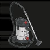 Industrial Vacuum Cleaner Stainless Steel Drum Auto Start 30L 1400W/230V image