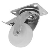 80mm Castor Wheel with Swivel Plate &amp;amp; Total Lock image