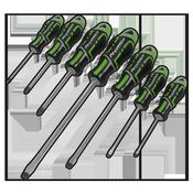 GripMAX(R) Screwdriver Set 7pc - Hi-Vis Green image