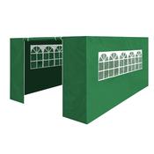 Premium Side Walls/Doors/Windows for Gazebo/Marquee, Fits 3 x 4.5m Models - Dark Green image