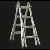 Aluminium 4-Way Telescopic Adjustable-Height Ladder - EN 131