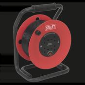 50m Heavy-Duty Cable Reel with Thermal Trip 4 x 230V image