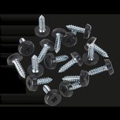 Numberplate Screw with Plastic Enclosed Head 4.8 x 18mm, Black - Pack of 50 image