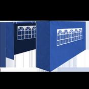 Premium Side Walls/Doors/Windows for Gazebo/Marquee, Fits 3 x 4.5m Models - Blue image