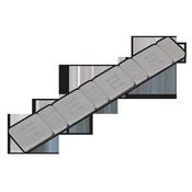 Plastic Coated Zinc Plated Adhesive Wheel Weight 5/10g Strip of 8 (4 x Each Weight) - Pack of 100