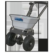 Stainless Steel Broadcast Salt Spreader 37kg Walk Behind image