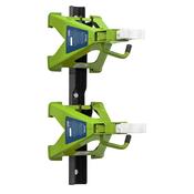 Axle Stand &amp;amp; Axle Stand Storage Rack Combo 3 Tonne - Hi-Vis Green