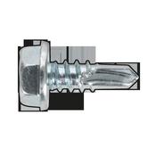 Zinc Plated Self-Drilling Hex Head Screw 4.8 x 13mm - Pack of 100 image