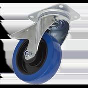 160mm Castor Wheel with Swivel Plate &amp;amp; Total Lock image