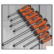 Screwdriver Set 8pc - Hi-Vis Orange image