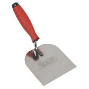 Stainless Steel Margin Trowel with Rubber Handle 120mm image