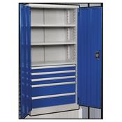 Industrial(TM) Cabinet with 5 Drawers &amp;amp; 3 Shelves 1800mm image