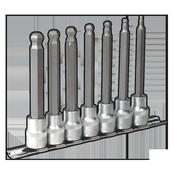 Ball-End Hex Socket Bit Set 3/8"Sq Drive 7pc image