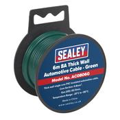 8A Thick Wall Automotive Cable 6m - Green