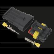 4-Way Superseal Male &amp;amp; Female Connector image