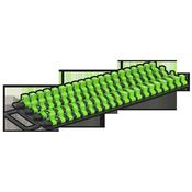 Socket Rail Tray 1/4", 3/8" &amp;amp; 1/2"Sq Drive - Hi-Vis Green image