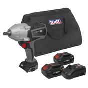 SV20 Series Brushless Cordless Impact Wrench Kit 20V 4Ah - 2 Batteries image
