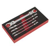 Flexi-Head Flare Nut Spanner Set 5pc image