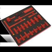 Insulated Socket Set with Tool Tray 3/8"Sq Drive 20pc - VDE Approved image