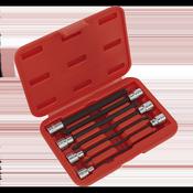 Ball-End Hex Socket Bit Set 3/8"Sq Drive 7pc image