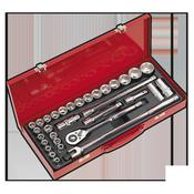 Metric/Imperial Socket Set 1/2"Sq Drive 32pc image