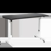 Single Motor Ultra-Quiet Adjustable-Height Electric Sit/Stand Desk - Carbon Fibre Effect Desktop image