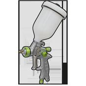 Professional LVLP Gravity Feed Spray Gun 1.4mm Set-Up image