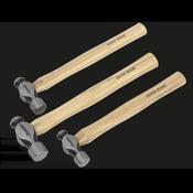 Ball Pein Hammer Set 3pc Hickory Shafts image