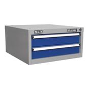 Industrial(TM) Double Drawer Unit for API Series Workbenches