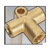 3-Way Brake Tube Connector 3/8"UNF x 24tpi