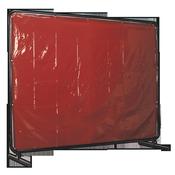 Workshop Welding Curtain &amp;amp; Frame 2.4 x 1.75m - EN ISO 25980:2014 image