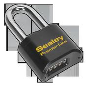 Steel Body Combination Padlock Long Shackle 62mm image
