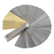 Combination Steel/Brass Dual Marked Feeler Gauge 36 Blade image