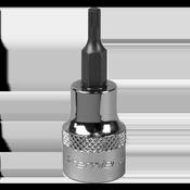 Spline Socket Bit 3/8"Sq Drive M3 image