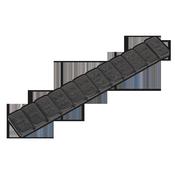 Black Steel Adhesive Wheel Weight 5g Strip of 12 - Pack of 50