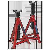 Axle Stands (Pair) 2.5 Tonne Capacity per Stand Medium Height image