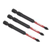 Phillips Impact Power Tool Bits #1 x 75mm 3pc image