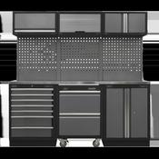 Superline PRO(R) Storage System with Stainless Steel Worktop 2.04m