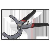 Self-Adjusting Angled Oil Filter Pliers image